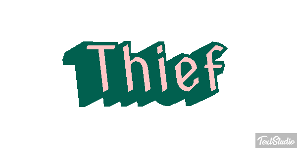 Thief Efecto de texto