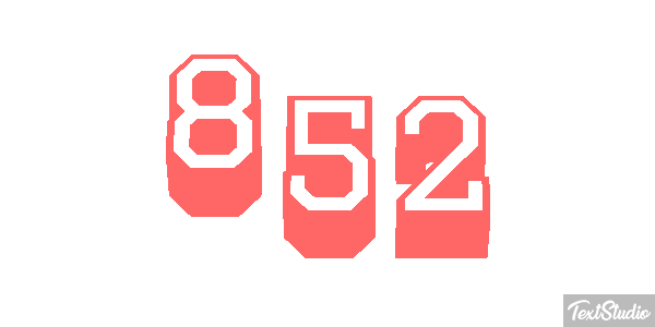 852 Effetto testo