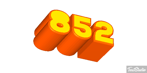 852 Effetto testo