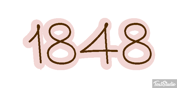 1848 Text effect