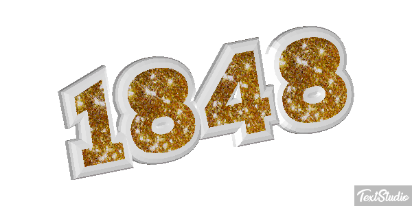 1848 Text effect