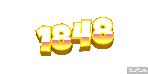 1848 Text effect