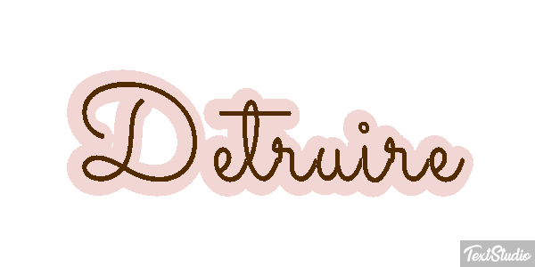 Détruire Effet de texte