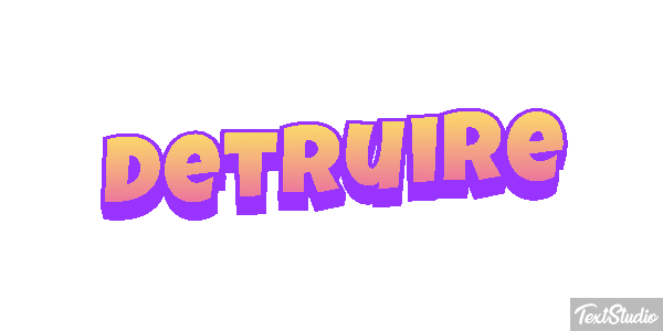 Détruire Effet de texte