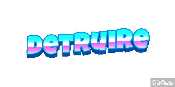 Détruire Effet de texte