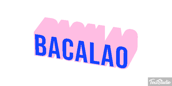 Bacalao Effet de texte