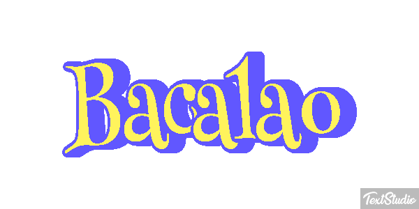 Bacalao Effet de texte