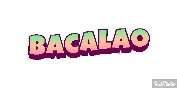 Bacalao Effet de texte