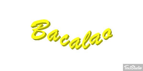 Bacalao Effet de texte