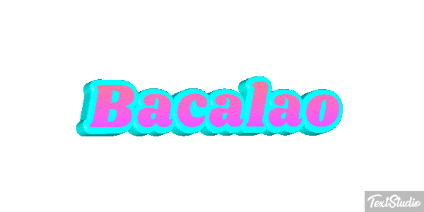 Bacalao Effet de texte