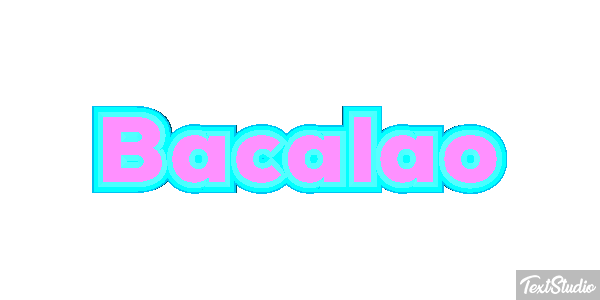 Bacalao Effet de texte