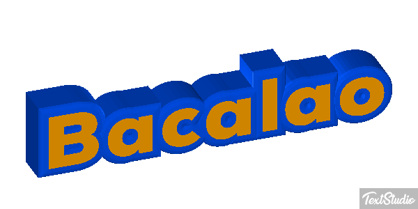 Bacalao Effet de texte