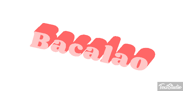 Bacalao Effet de texte