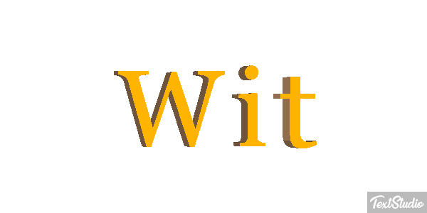 Wit Efekt tekstowy