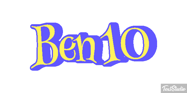 Ben 10 Texteffekt