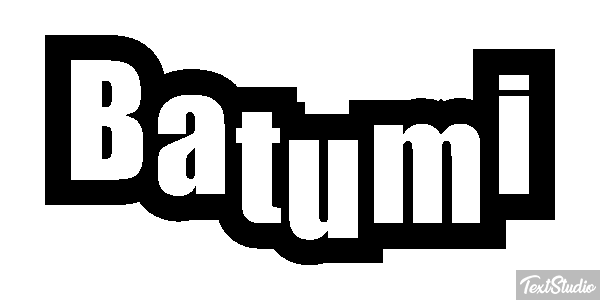 Batumi Texteffekt