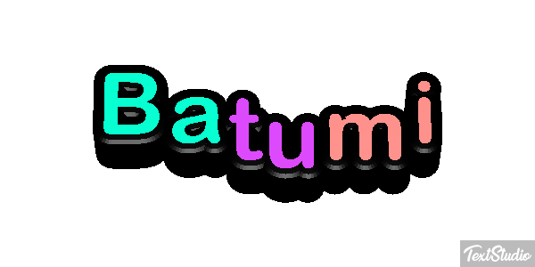 Batumi Texteffekt