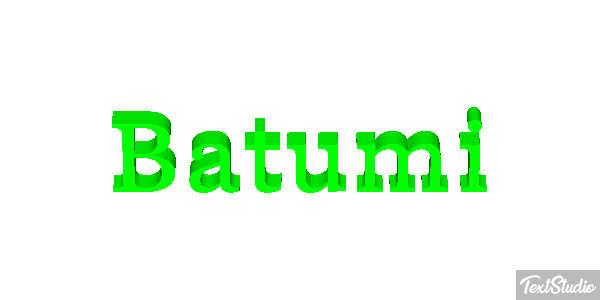 Batumi Texteffekt
