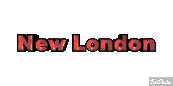 New London Texteffekt