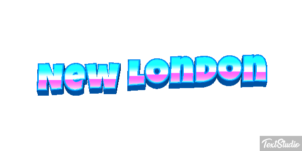 New London Texteffekt