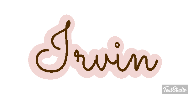 Irvin Текстовый эффект
