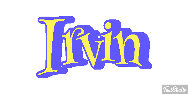 Irvin Текстовый эффект