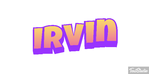 Irvin Текстовый эффект