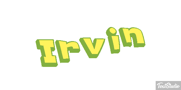 Irvin Текстовый эффект
