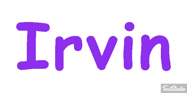 Irvin Текстовый эффект