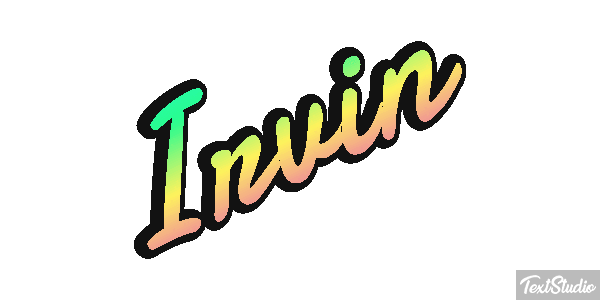Irvin Текстовый эффект