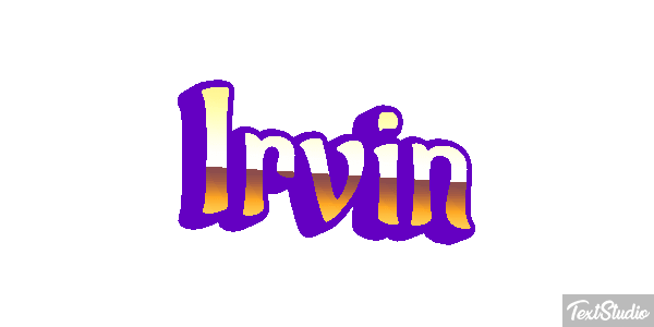 Irvin Текстовый эффект
