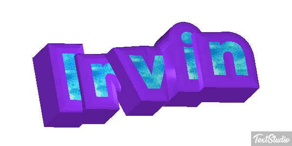 Irvin Текстовый эффект