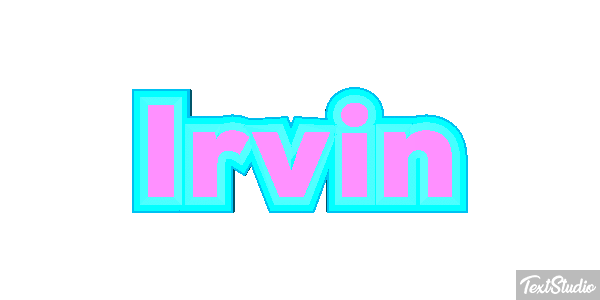 Irvin Текстовый эффект