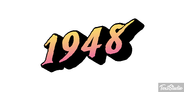 1948 Текстовый эффект