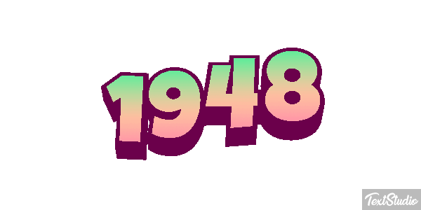 1948 Текстовый эффект