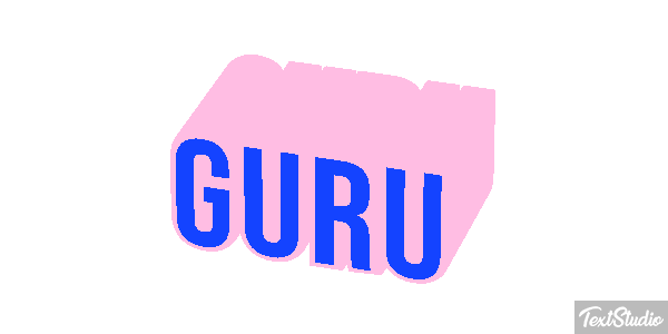 Guru Текстовый эффект
