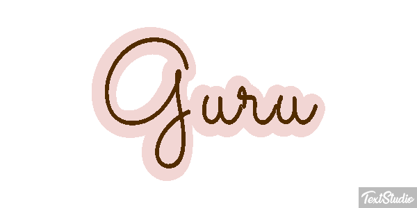 Guru Текстовый эффект