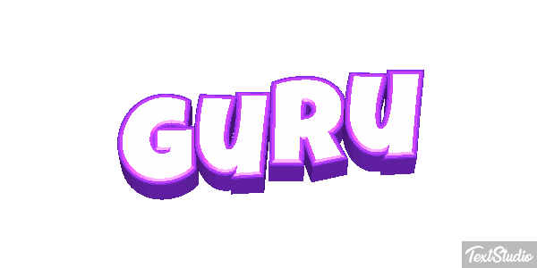 Guru Текстовый эффект