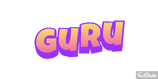 Guru Текстовый эффект