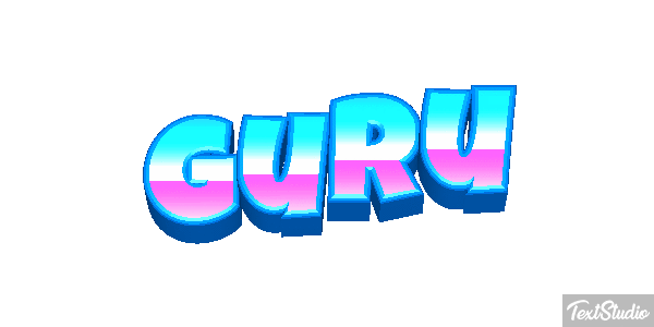 Guru Текстовый эффект
