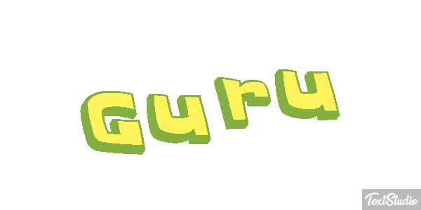 Guru Текстовый эффект