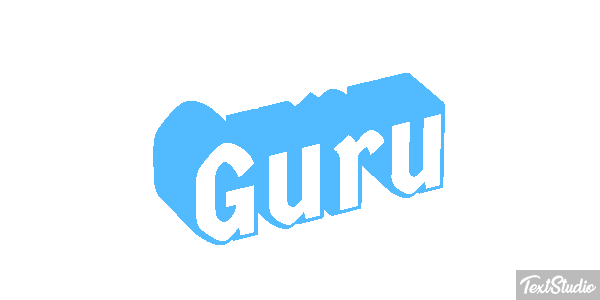 Guru Текстовый эффект