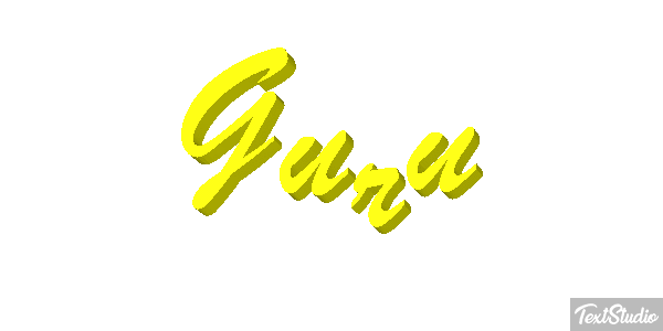 Guru Текстовый эффект