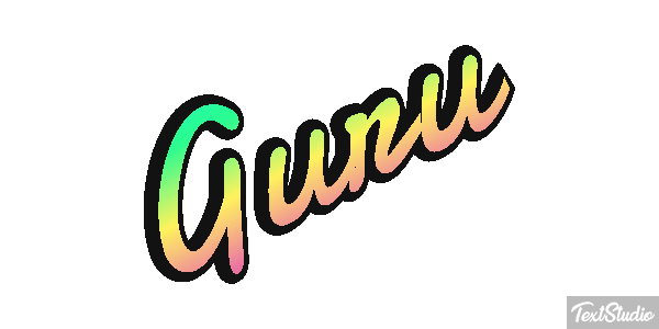 Guru Текстовый эффект