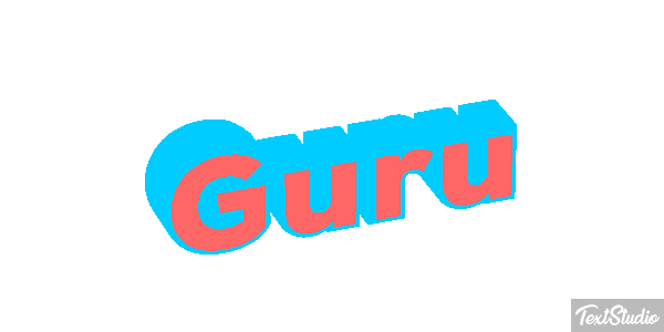 Guru Текстовый эффект