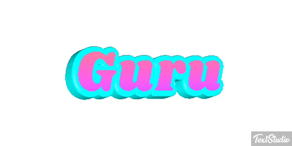 Guru Текстовый эффект