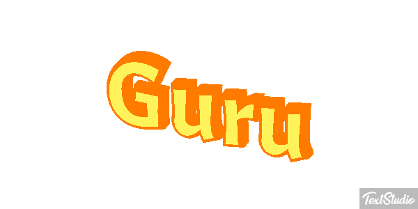 Guru Текстовый эффект