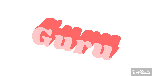 Guru Текстовый эффект