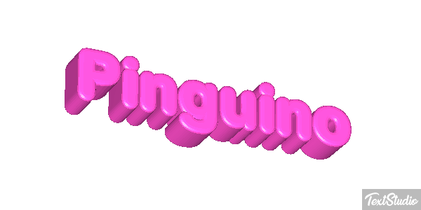 Pinguino Effetto testo