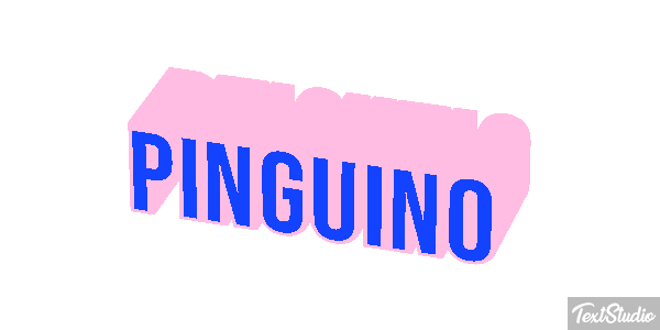 Pinguino Effetto testo